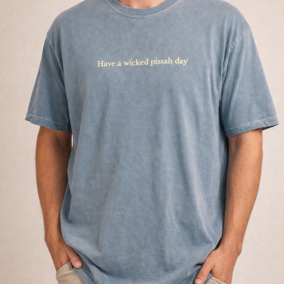Comfort Colors Other - Comfort Colors “Have a Wicked Pissah Day” Graphic Tee | XXL | Relaxed